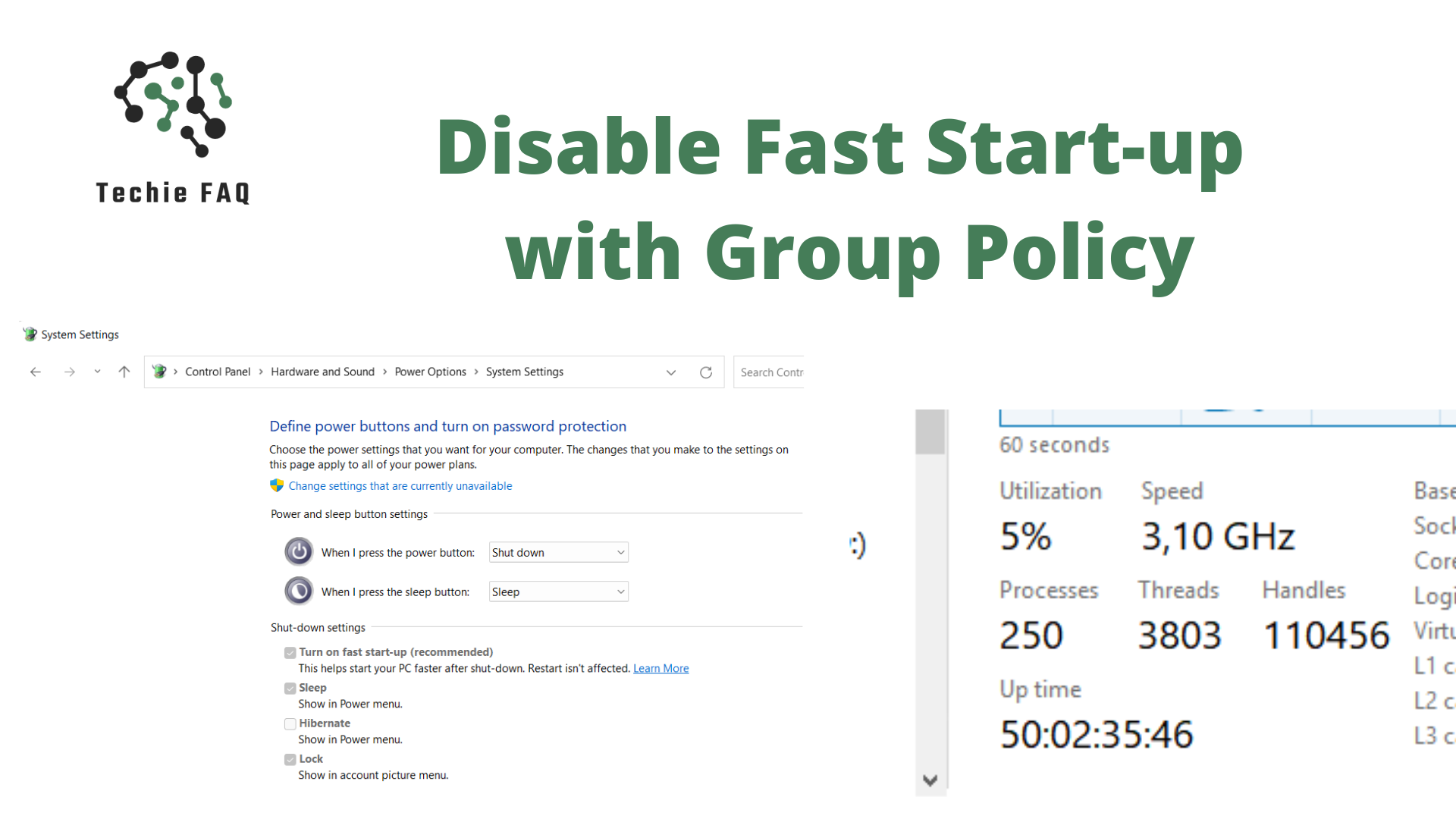 Disable Fast Startup with Group Policy