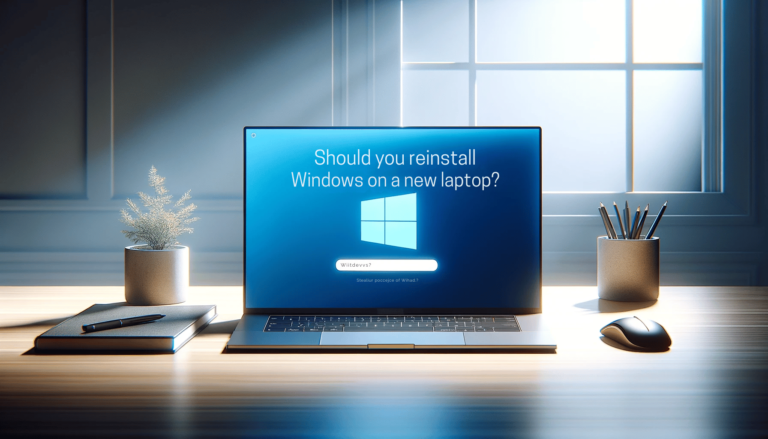 Should you reinstall Windows on a new laptop
