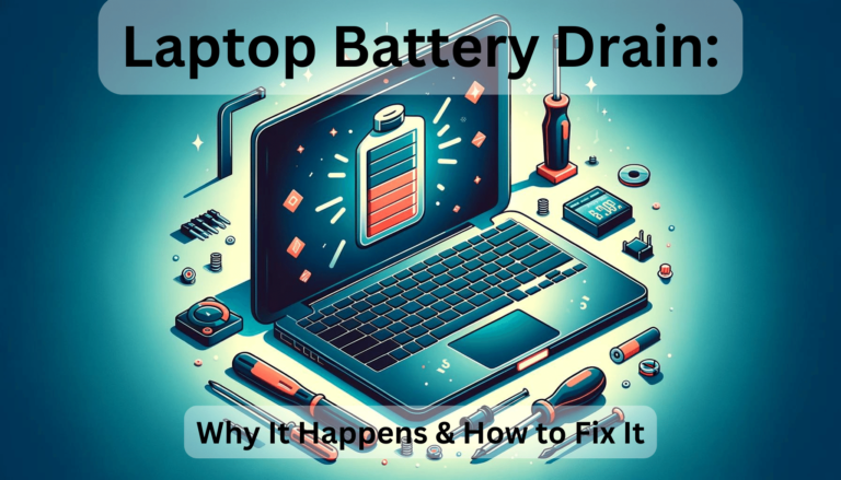 why is my laptop battery draining so fast